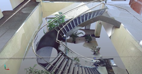 3D Scan, stairs MDSI